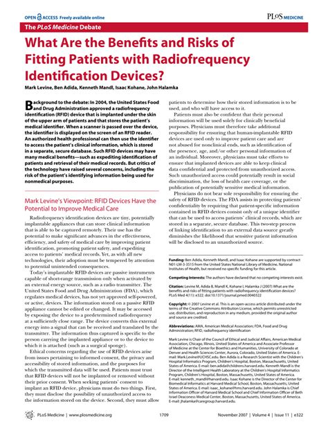 What Are the Benefits and Risks of Fitting Patients with  